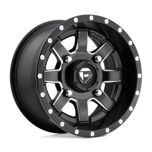 Fuel UTV – D538 MAVERICK – Black – 14″x7″ 13mm – Summer Wheels – D5381470A444